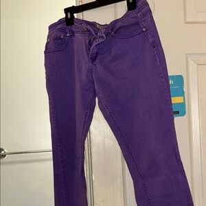 Vibrant Purple Skinny Jeans for Women